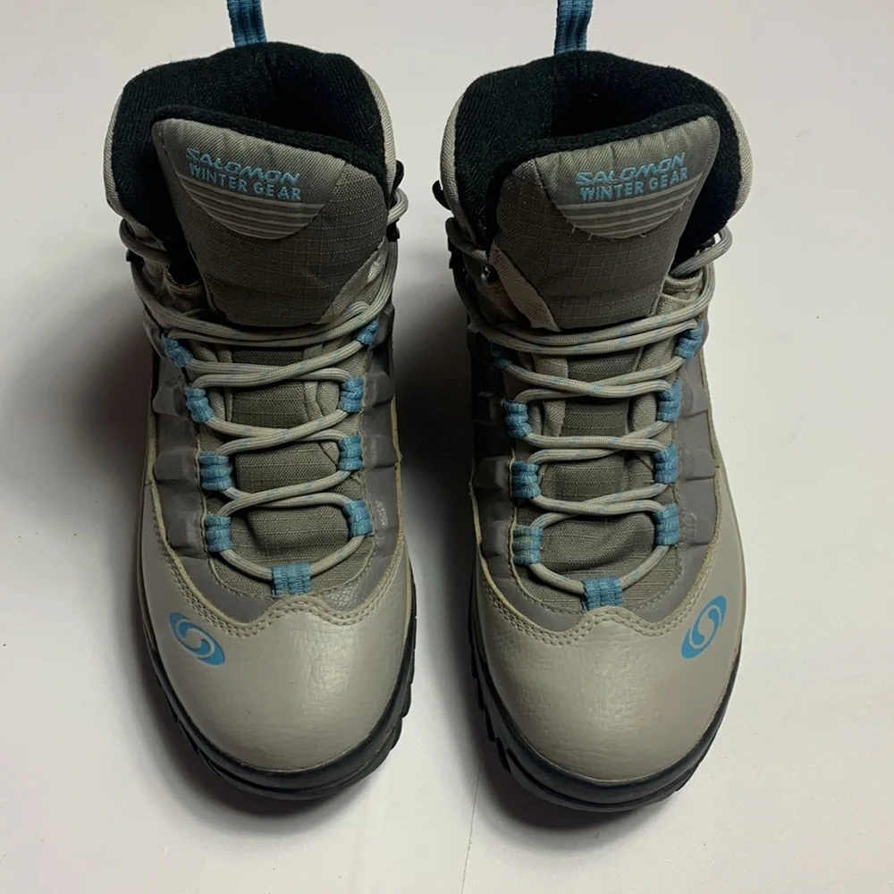 Salomon Winter Wear Snow Boots Gray Women’s Size 6.5